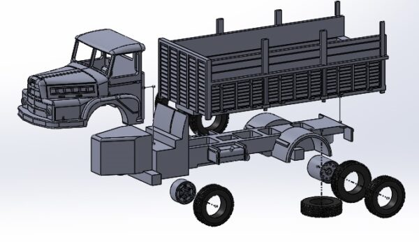 UNIC ZU100 caisse ridelles bois - 1955 – Image 4