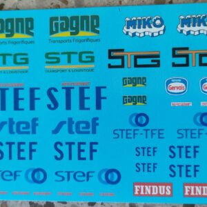 Décalques Frigorifique STEF-STG